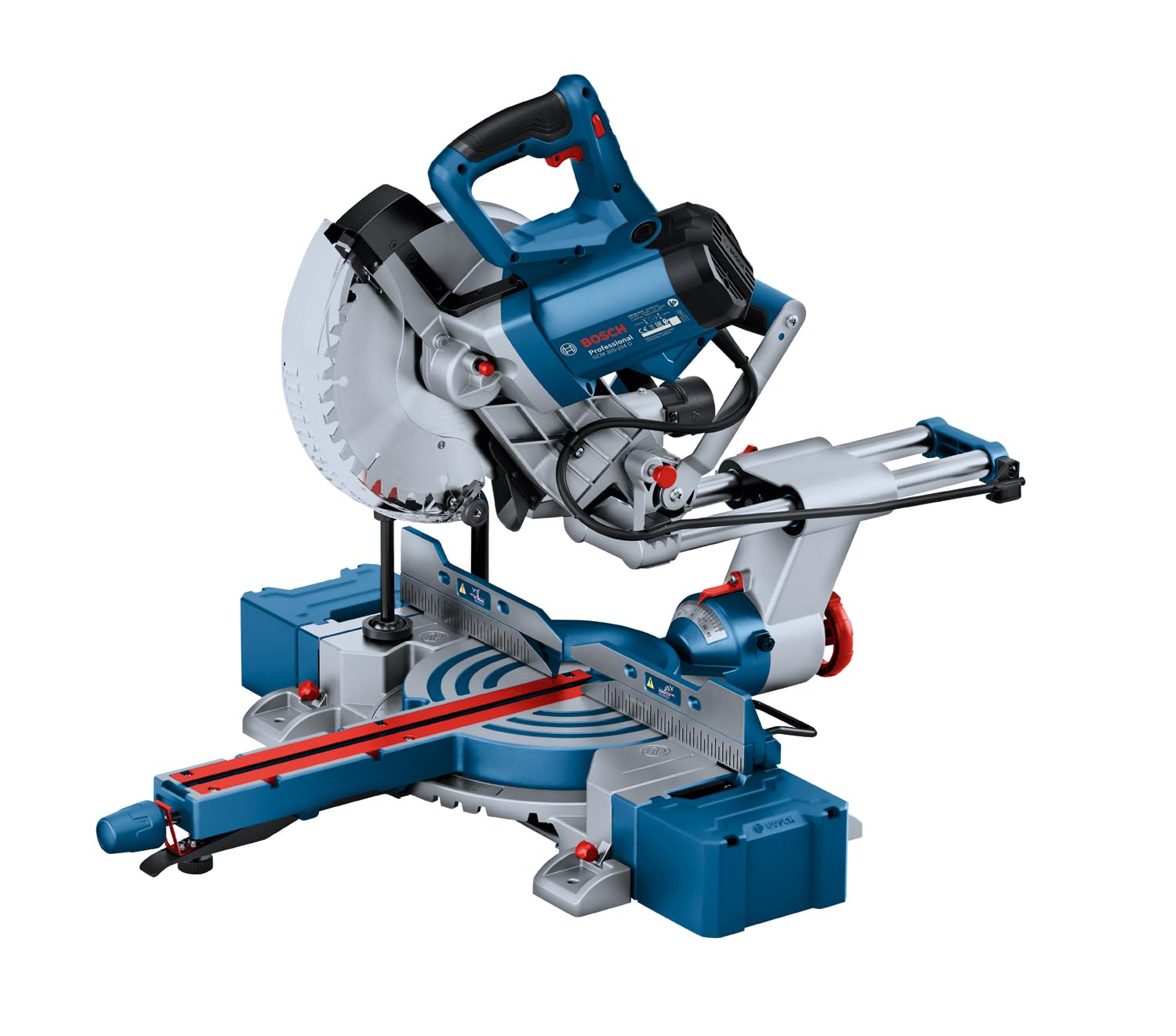 Mobile Mitre Saw GCM 305-254 D (Cuts up to 90 x 305 mm, Includes 1x Circular Saw Blade, 2x Workpiece Rest, Dust Bag, Clamp)