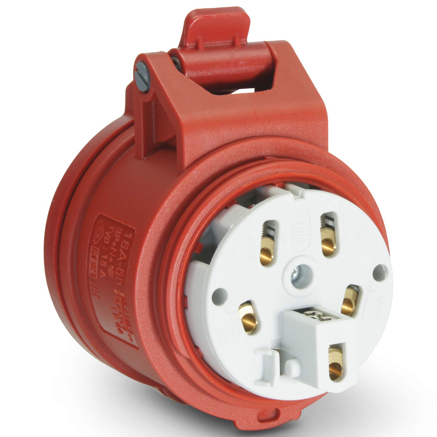 Mennekes Kit prise et raccord CEE 400 V/16 A 5p IP44 avec inverseur de phase