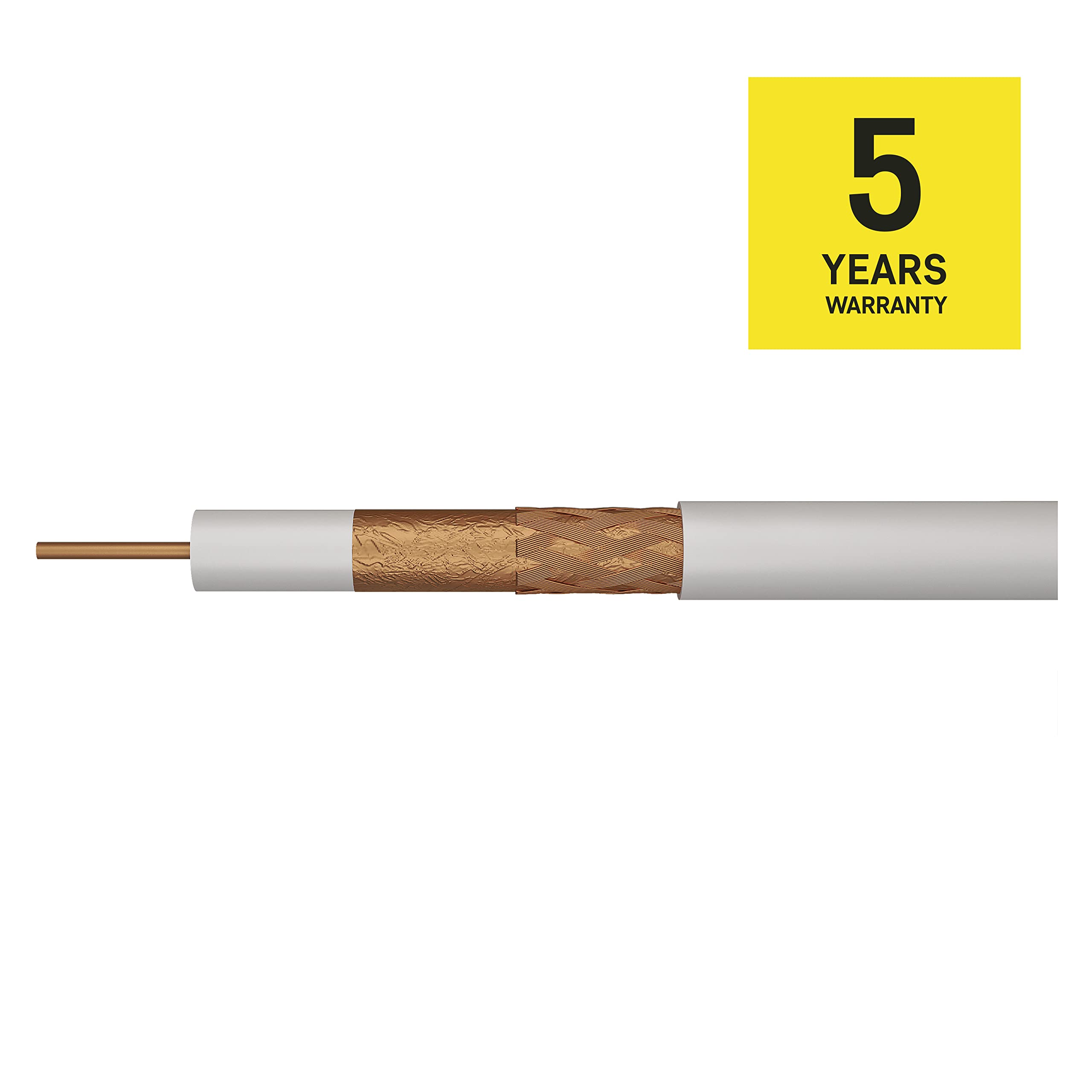 Cable Coaxial Tiple Protección Cobre Aluminio Antena TV CB120 75 OHMS 100 M