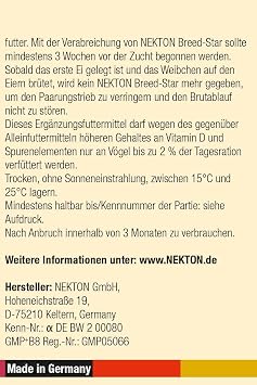 NEKTON -Breed-Star Multivitamin Preparation to Support Breeding High Percentage of Amino Acids Made in Germany (600 g)