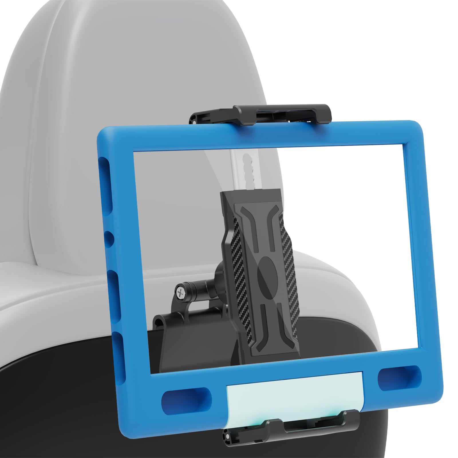 FreeSave Back Seat Tablet Mount for Tesla Model 3/Y, Car Tablet Holder Stand with 360° Rotation Metal Ball for iPad Pro/Air/Mini, Galaxy, 6.1-15.6