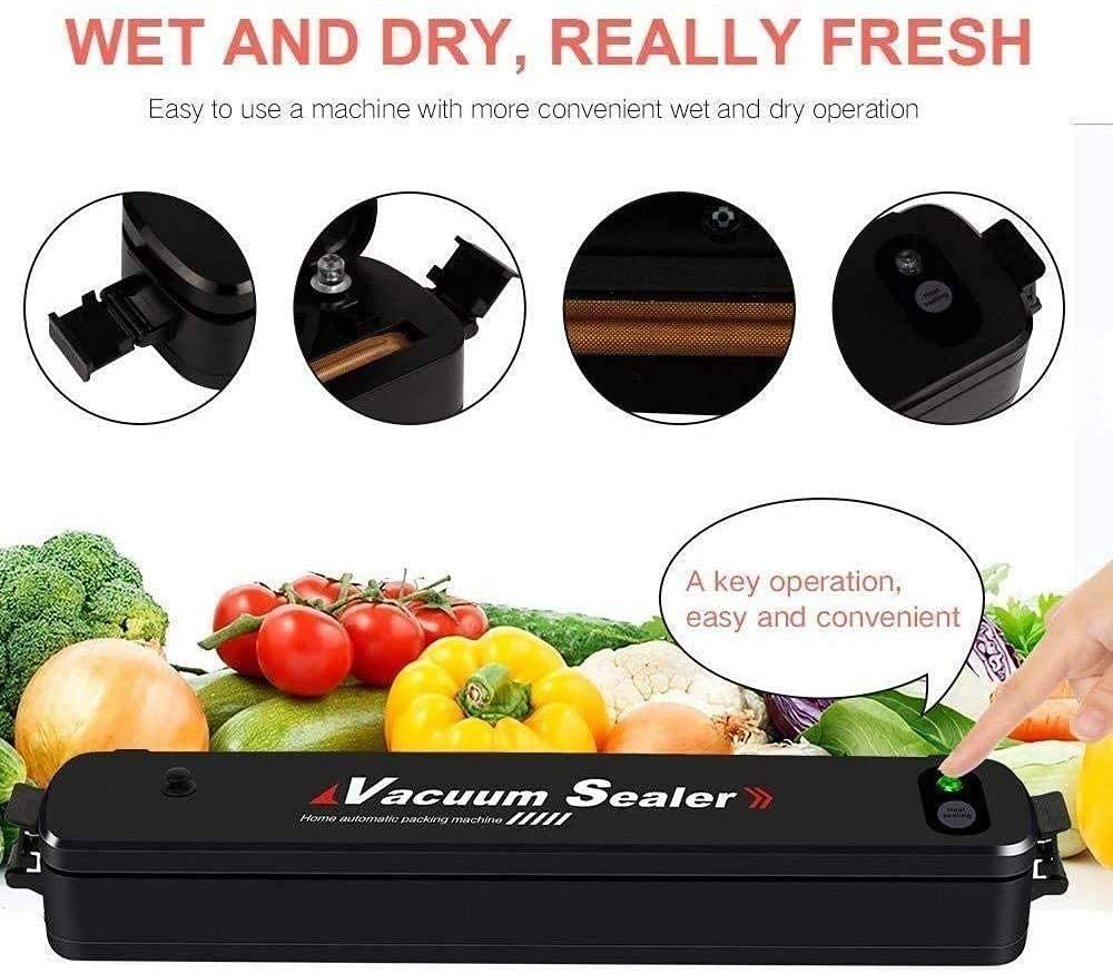 Sellador al vacío, Mini sellador de Bolsas para Cocina casera, sellador a presión Manual, máquina de conservación de bocadillos