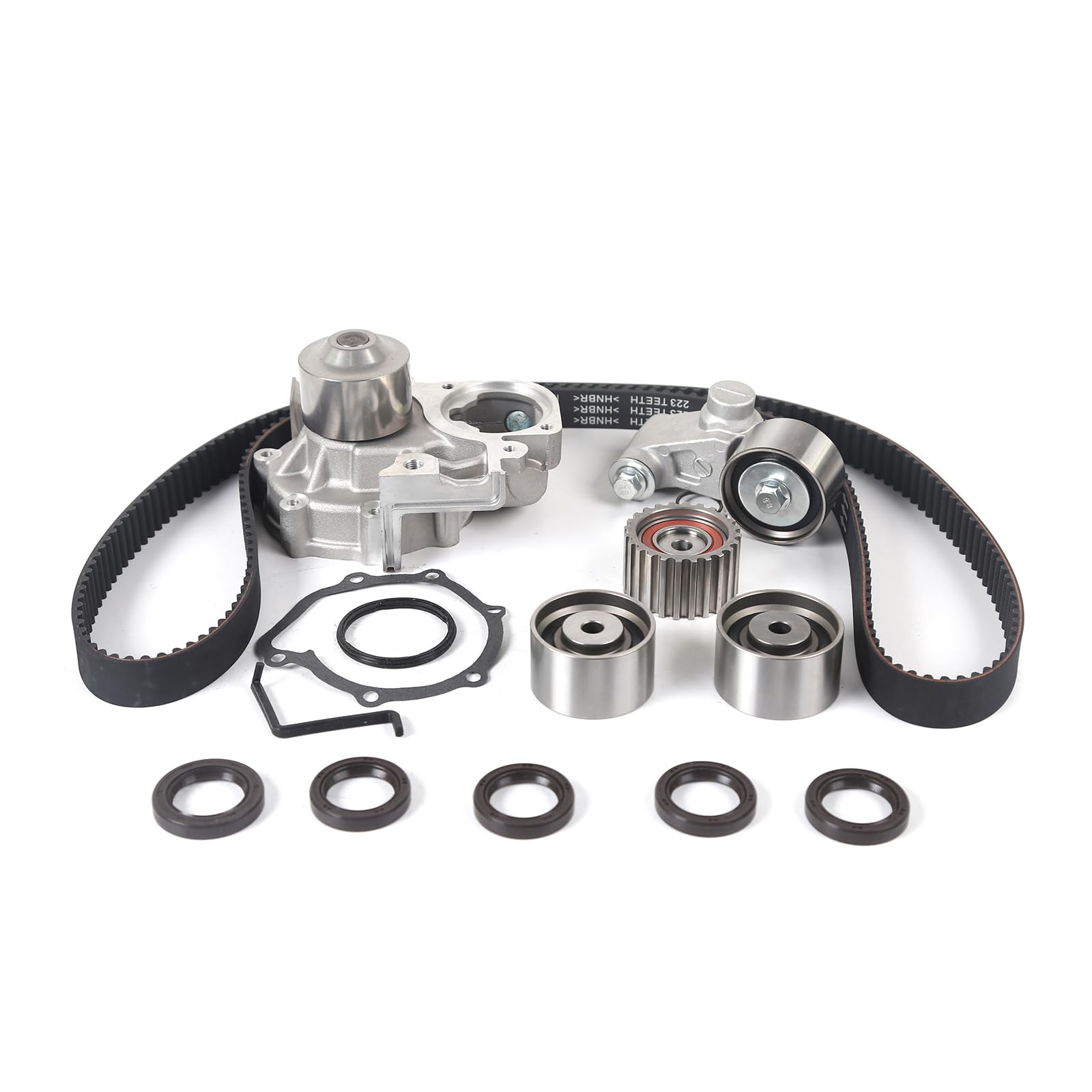 MPLUS Timing Belt Water Pump Kit TCK304A for 2006-2012 for Subaru Impreza & 06-12 Forester W/Manual Transmission & 06-12 Outback VIN"G" 2.5L H4 SOHC EJ25 Engine