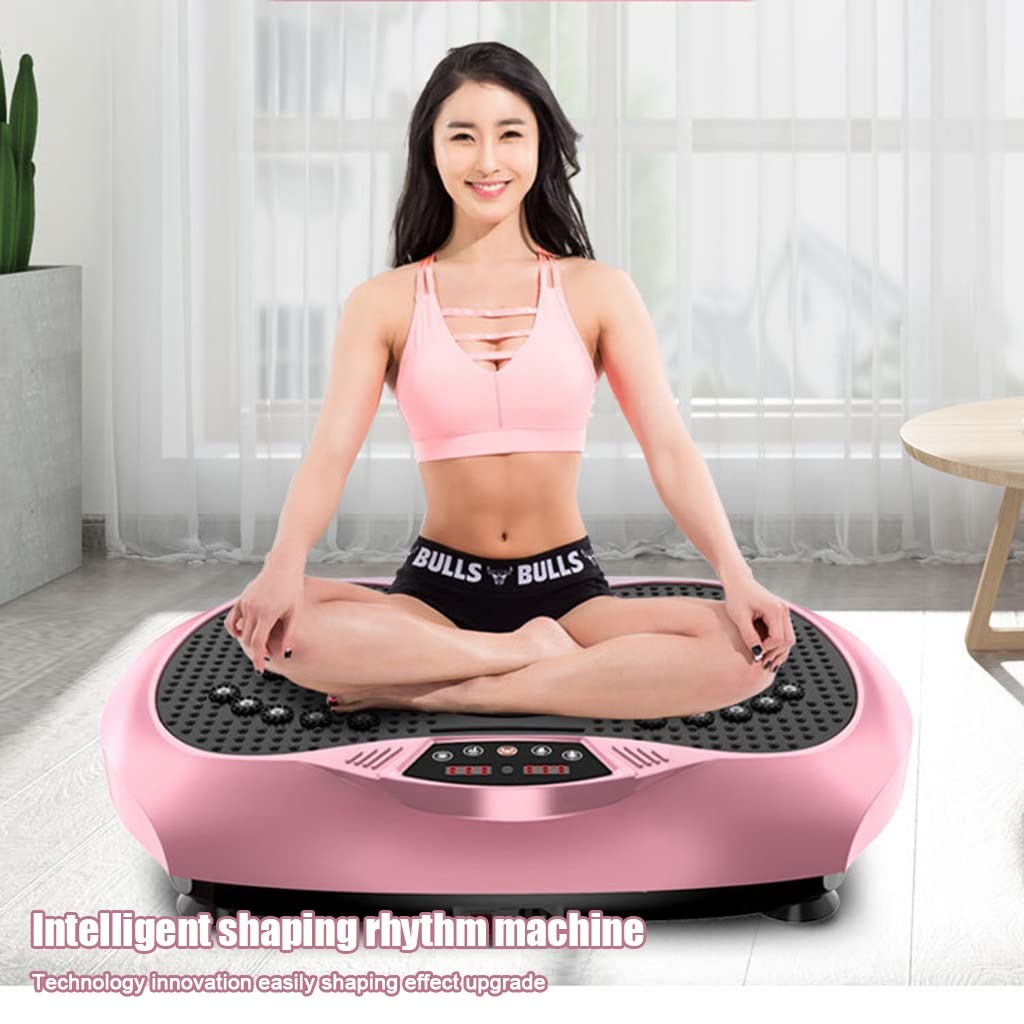Máquina de Ejercicio con Placa vibratoria Máquina de vibración for Todo el Cuerpo for Adelgazar el Cuerpo, aliviar la tensión Muscular con Control remoto/999 Niveles