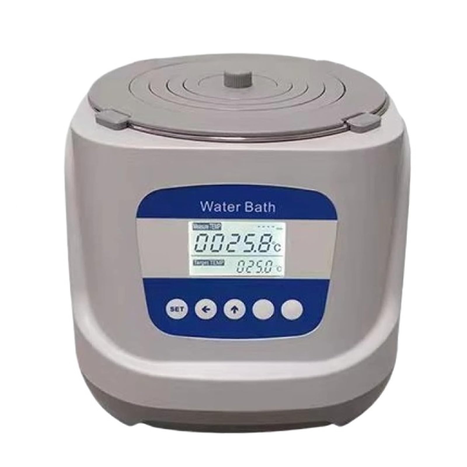 Cyfrowa Termostatyczna Łaźnia Wodna Ze Stali Nierdzewnej 304, Laboratoryjny Elektryczny Sprzęt Grzewczy Z Timerem Wydajne Ogrzewanie(Deep blue)