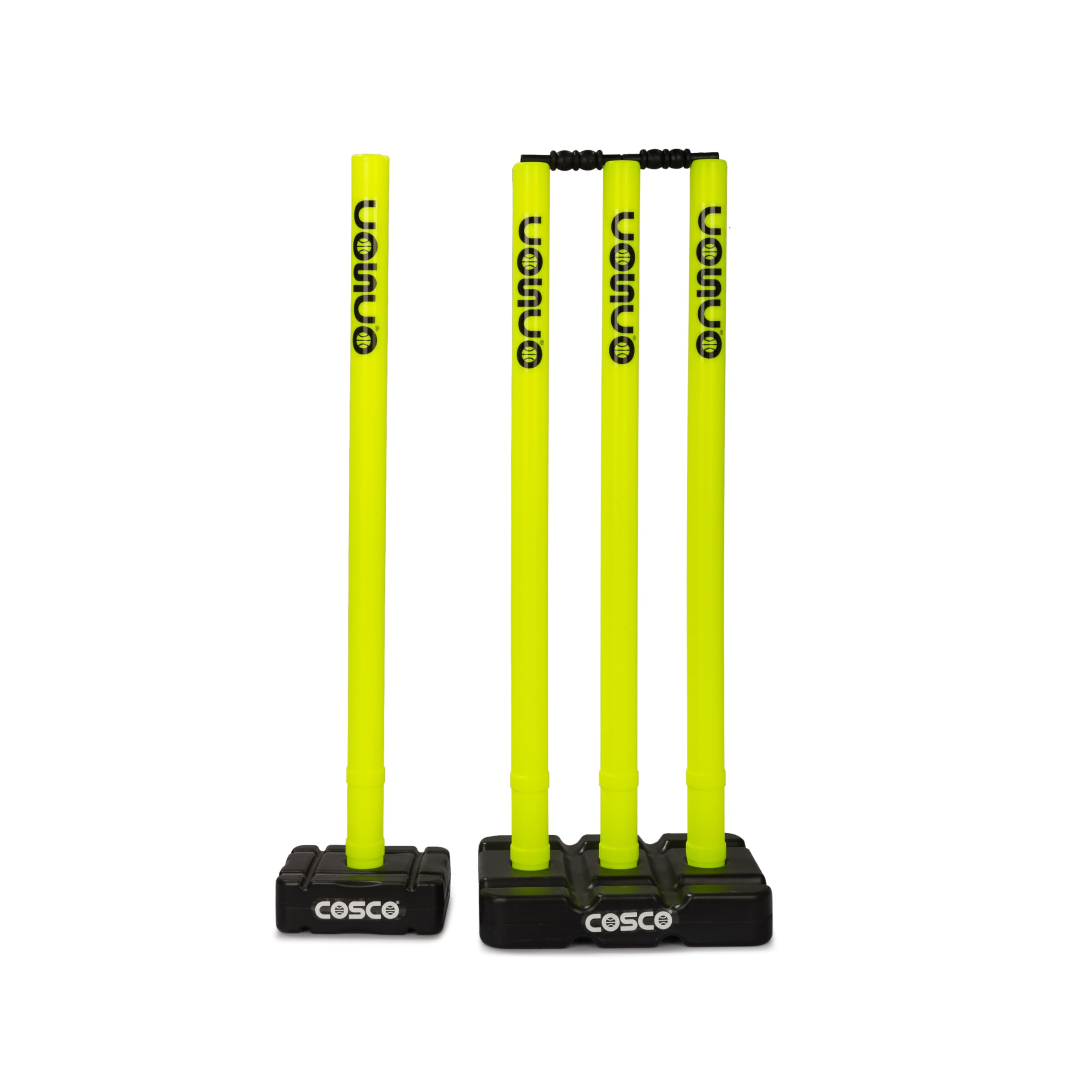 Cosco Out Plastic Stump Set, 4 Stump,1 Big and 1 samall Base, 2 bails.-image-2
