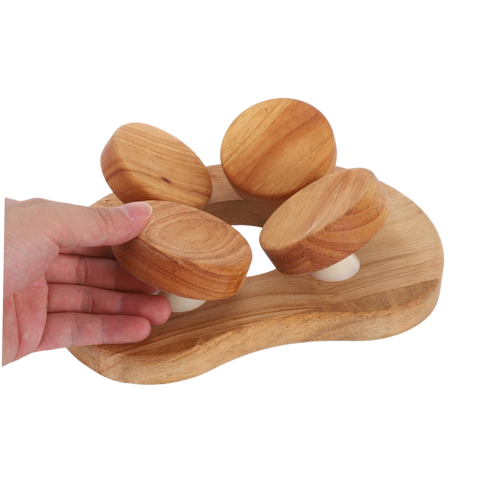 TOYANDONA Ergonomiczna Drewniana Poduszka Do Sauny z Podpórką Lędźwiową Trwały Zagłówek Do Pomieszczeń Spa i Łaźni Parowych Idealna Zima Akcesorium