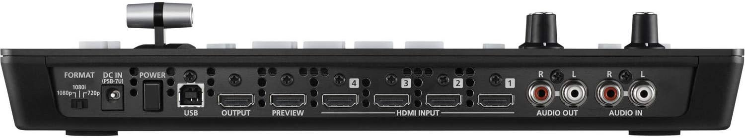 Roland V-1HD Portable 4 x HDMI Input Switcher with Padded Mixer Bag & 0.5 x 6 Touch Fastener Straps Bundle