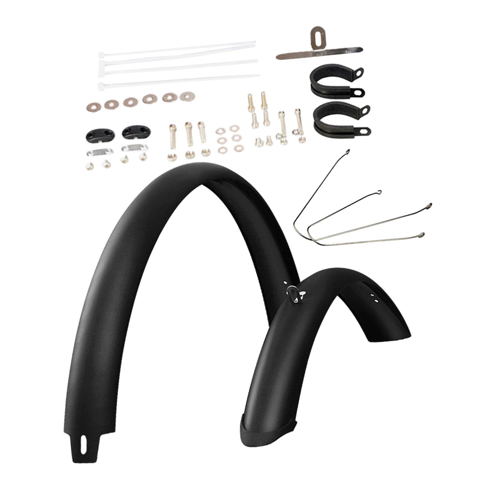 Fahrrad Schutzblech Set Fahrradkotflügel Vorder Und Hinterrad Spritzschutz Fahrradreifen Schutz Abnehmbar für Mountainbike Rennrad Stadtfa