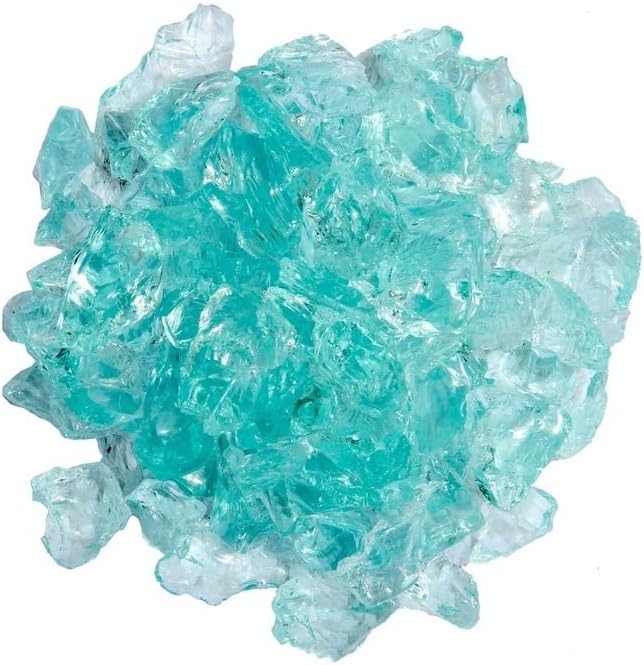 Maykoosh Fire Pit Glass - 10lbs Recycled Fireplace Glass for Indoor/Outdoor Use