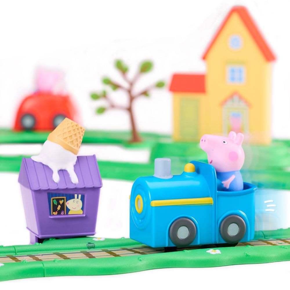 Świnka Peppa Circuit Pociąg i samochód