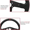 Replace 13 inch(33cm) lightweight Original Leather For THRUSTMASTER T300 Force Feedback Ferrari Integral ; Racing Wheel For TS-PC Racer Servo Base Open Wheel (For T300 Ferrari/TS-PC Racer)
