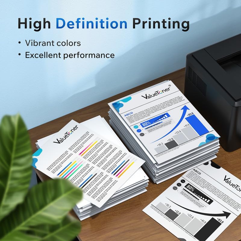 Valuetoner Compatible Toner Cartridges Replacement for HP 507A 507X CE400A CE401A CE402A CE403A for Enterprise M551 M551n M551dn M551xh M570dn M570dw M575f Printer (4-Pack, ‎Black Cyan Yellow Magenta)