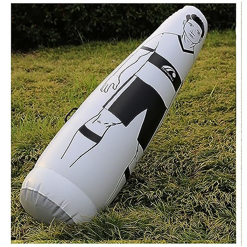 1,75 m Aufblasbare Spielpuppe für Fußballtraining, aufblasbarer Fußball, Boxsack für Fußballtraining, Torwarttraining