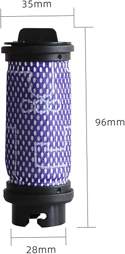 Miniatura 2 de TOPINCN 4 piezas de repuesto de filtro de vacío, accesorios de filtro de aspiradora lavable para S600 S6P S6