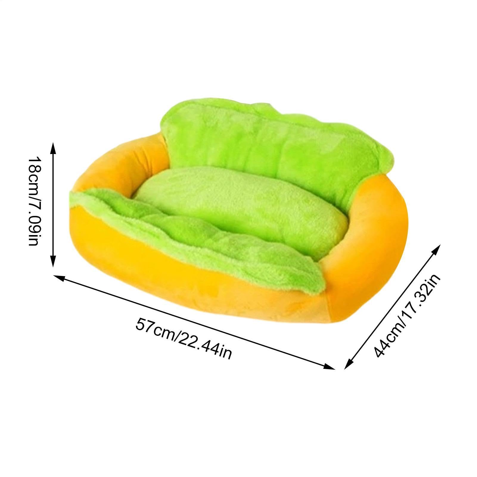 Morbido Cane Sofa Per Gatti A Forma Di Cibo Morbido Antiscivolo Peluche