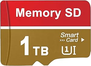 SD Card 1TB Ultra Storage Memory Card Waterproof TF Card Widely Used D Video Recording Memoria SD for PC/Smartphone/Lapto...