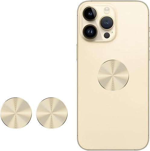 Miniatura 2 de Paquete de 2 adhesivos para placa de metal para soporte magnético de teléfono de automóvil, adhesivo para cuna (compatible con soportes magnéticos),