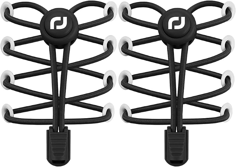 RJ-Sport Shoe Laces Tieless 2 Pack - No Tie Shoe Laces for Kids & Adults Sneakers