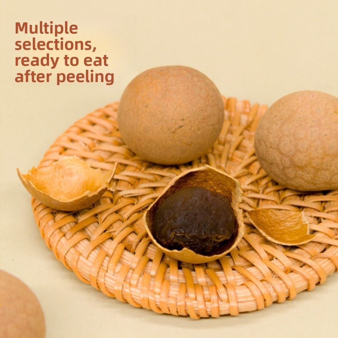Longan seco premium, semilla pequeña y pulpa gruesa, 500g de longan seco natural sin azúcar, bolsa reutilizable para té, postres y snacks diarios, perfecto para meriendas y cocina