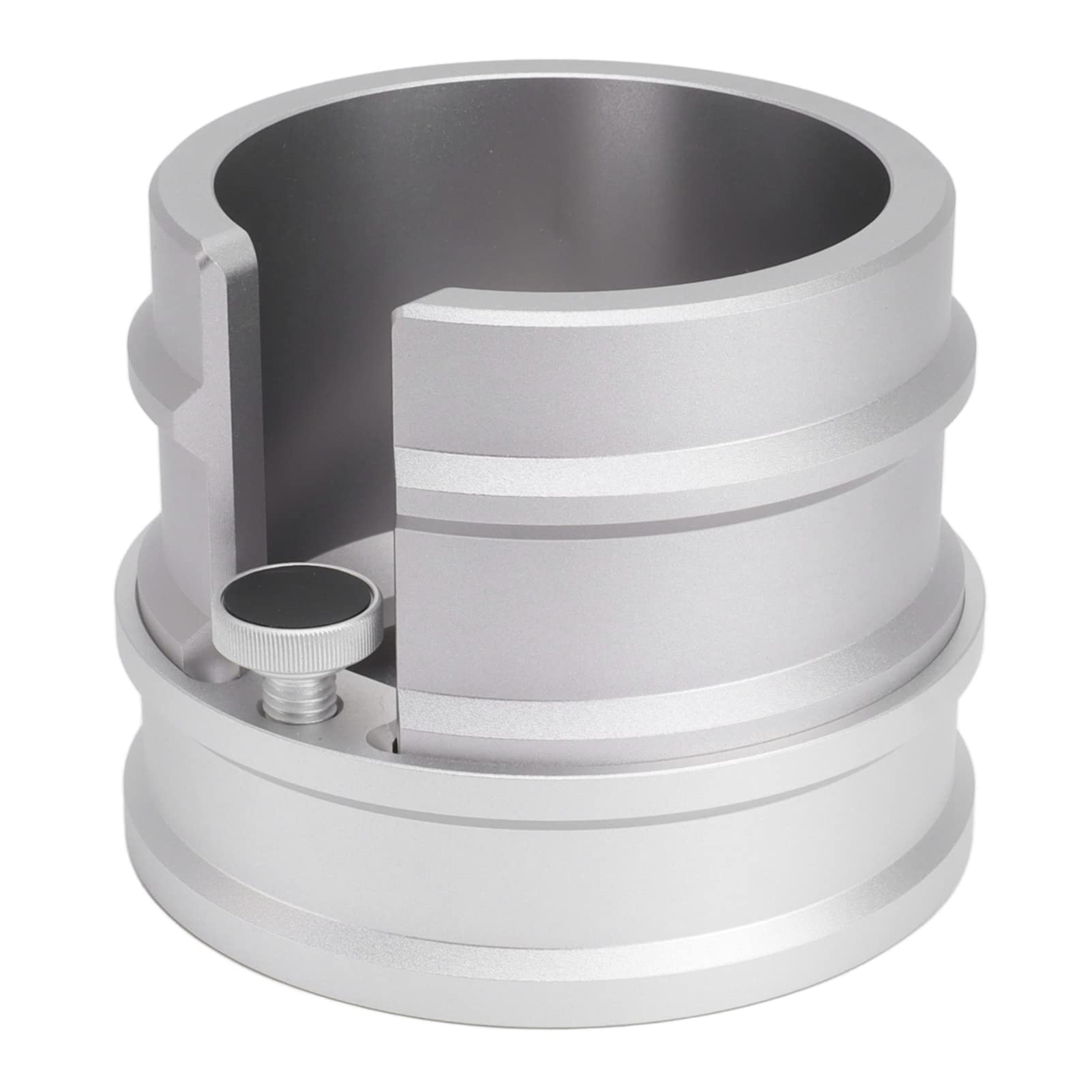 Uchwyt na kolbę do kawy ze stopu aluminium, stojak na ubijak do espresso, organizer z uchwytem Premium do ekspresów do kawy 51 mm, 53 mm, 58 mm, narzędzie baristy (Srebrny)