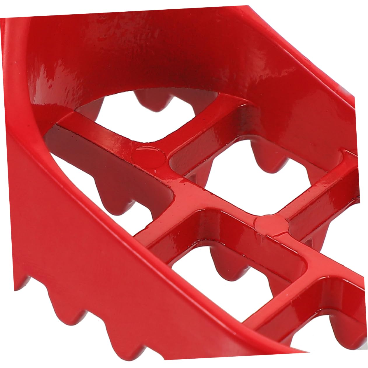 Estriberas Delanteras para Pit Bike de Aluminio 4 Piezas Rojas