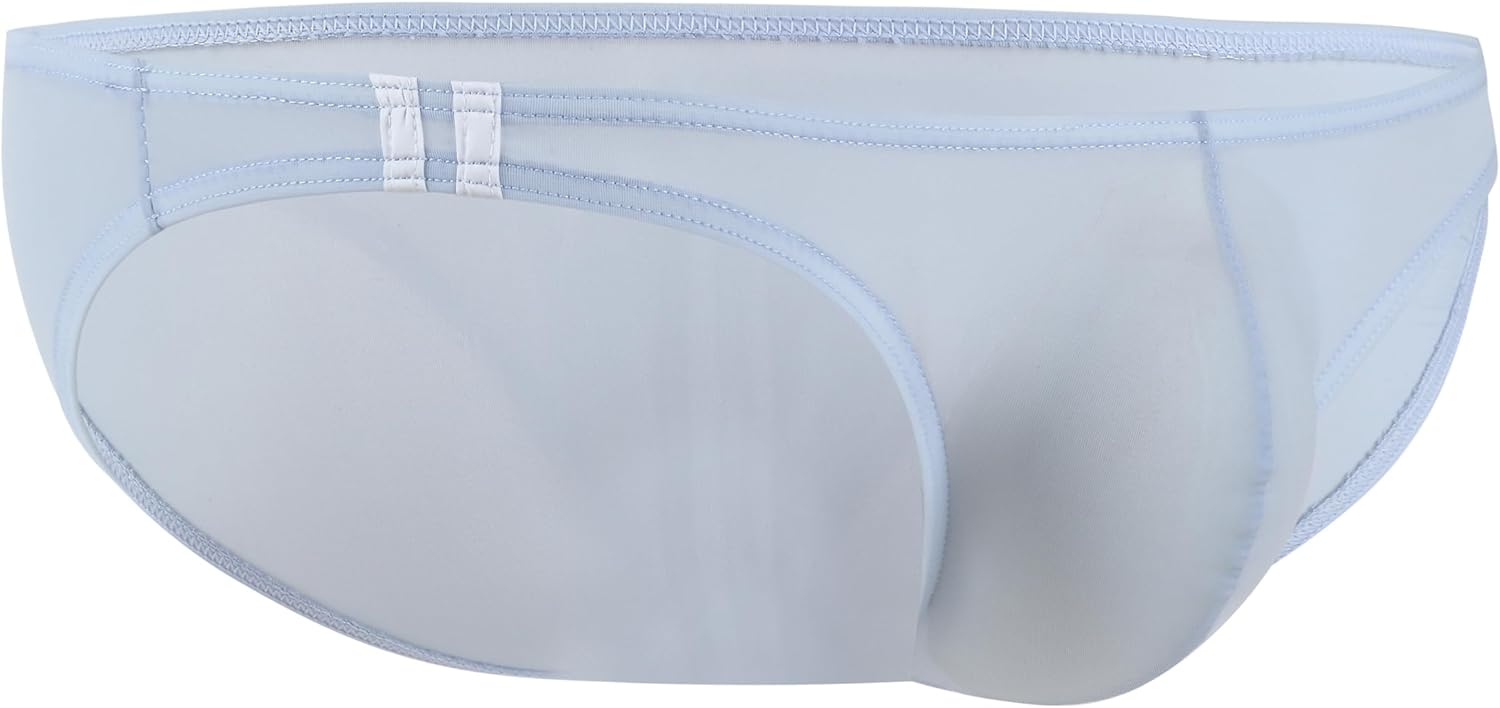 Men's Bikini Comfort Ice Silk Underwear Low Rise Briefs - Image 5