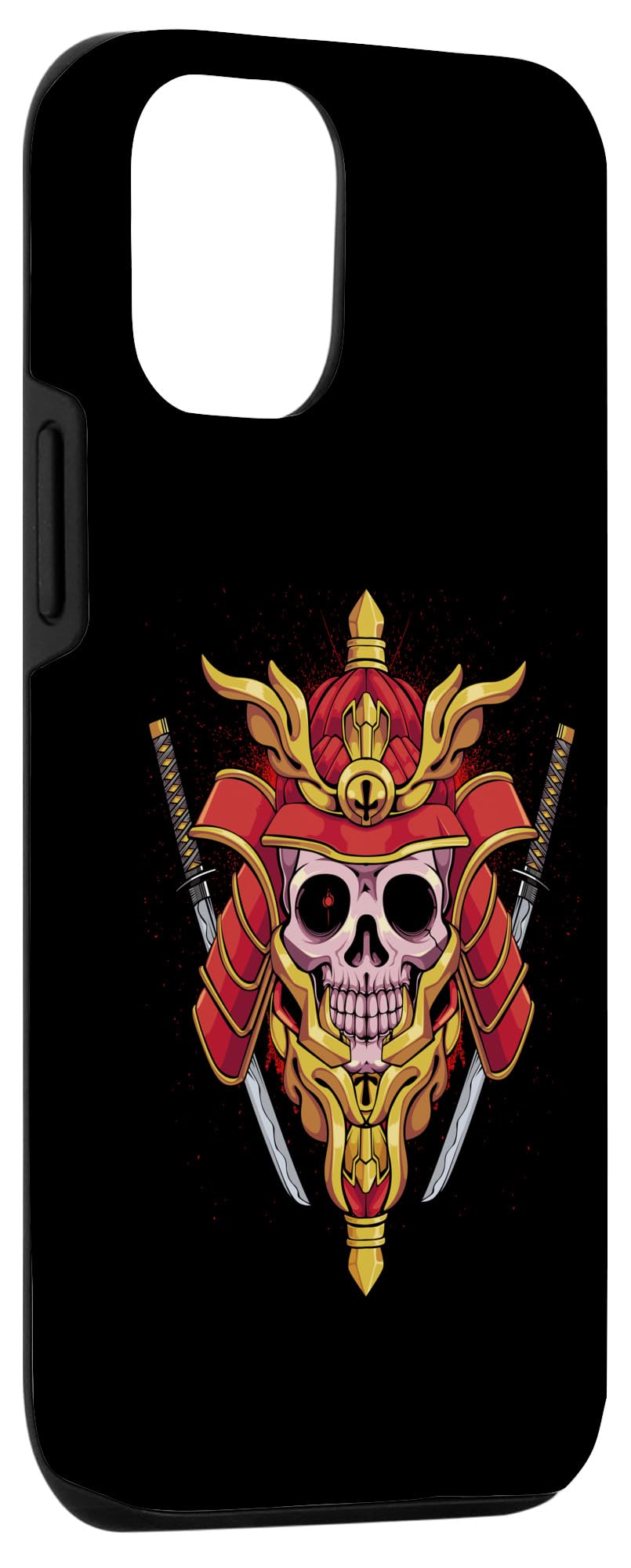 iPhone 12/12 Pro Japanese Retro Art Anime Samurai Warrior Swords Vintage Fan Case - Image 3