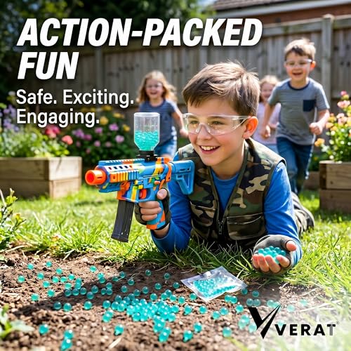 Image of Verat 1 Packet Gel Water Balls /Water Beads /Refill Water Bead /Gel Blaster Ammo /Water Balls for Gun /Gel Balls for Kids /Gel Blaster Balls in Bottle /7-8mm Non-Toxic Water Beads Gel Guns(10000 Green)