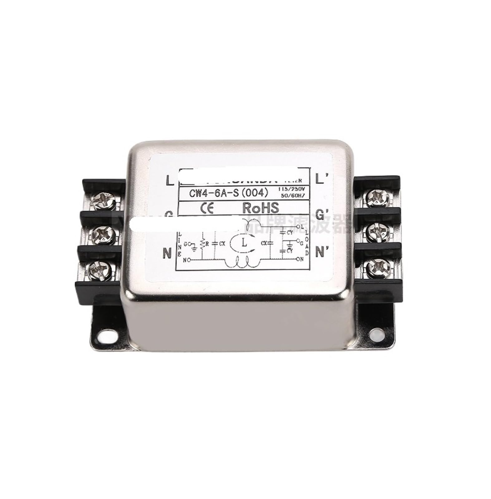 ETPBRIMSF CW4-10A-S 004 Single-stage enhanced power filter 220V anti-interference AC single-phase purifier(CW4-6A-S 004)