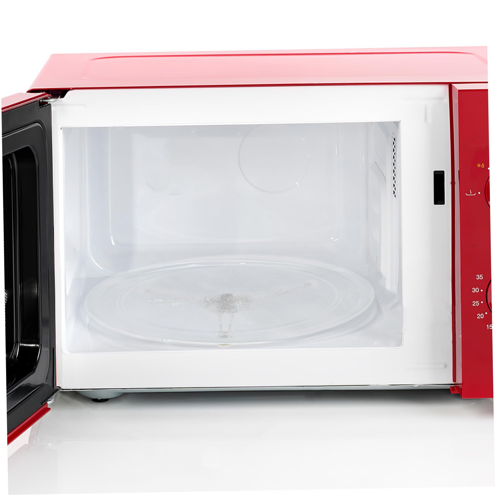 WOONEKY Microwave Glass Turntable Replacement Plate Support Tray Fit Rotating Glass Tray For Even Heating And Easy Cleaning