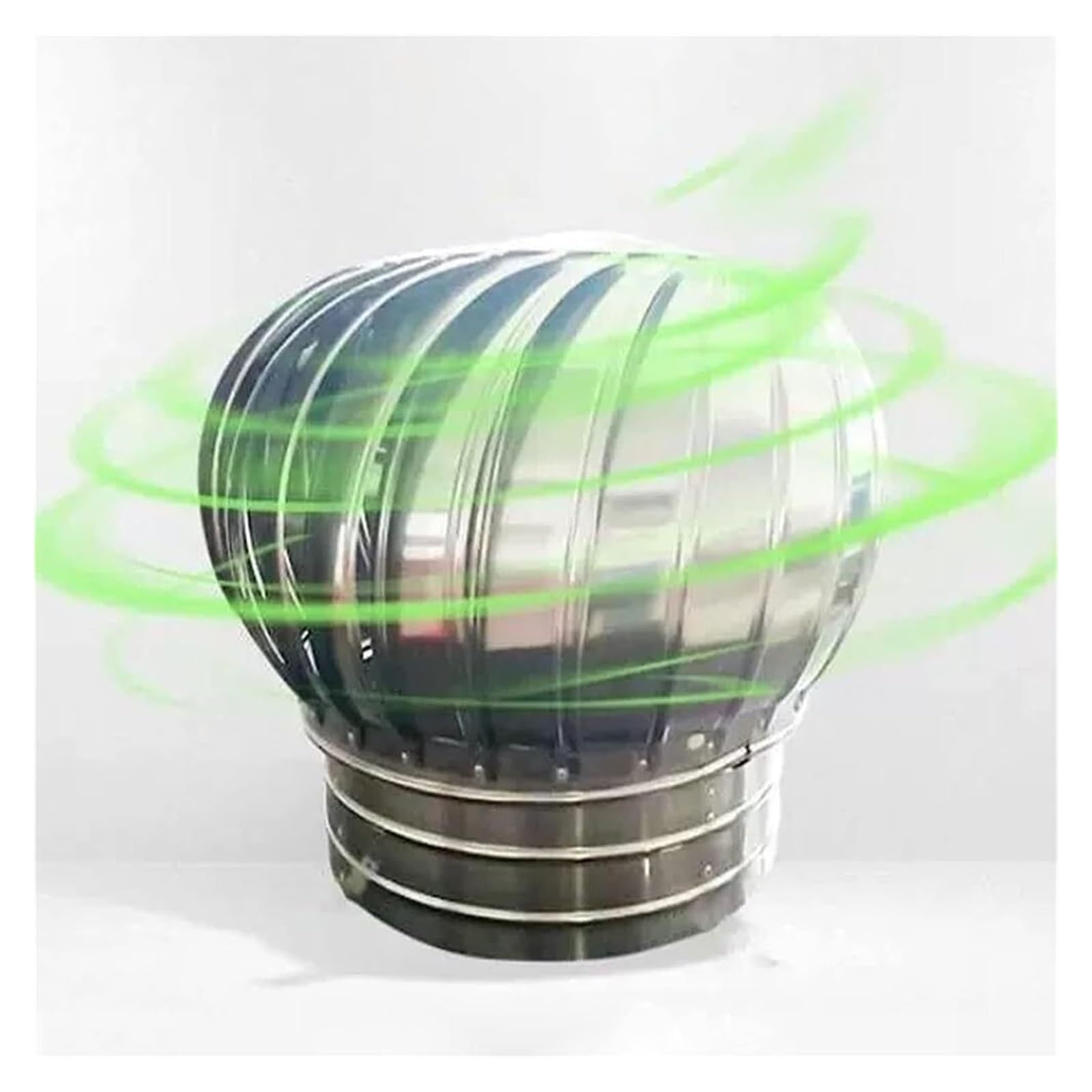 Chimney Cowl， HVAC Turbine Ventilator for Chimney, Houses Attic and Shed, Anti-Bird Dryer Exhaust Cap(160mm/6.3 in)