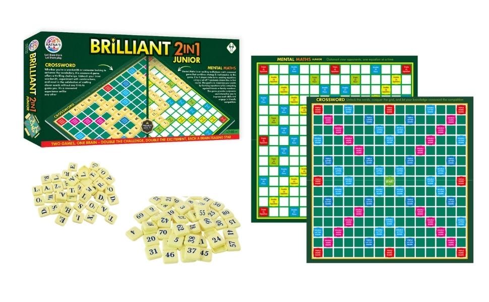 BKDT Marketing 2in1 Crossword & Mental Maths - English Word Puzzle Learning & Educational Number Board Game for Kids - Vocabulary Builder for Kids - Birthday/Retrun Gifts,Festivals Gifts-image-14