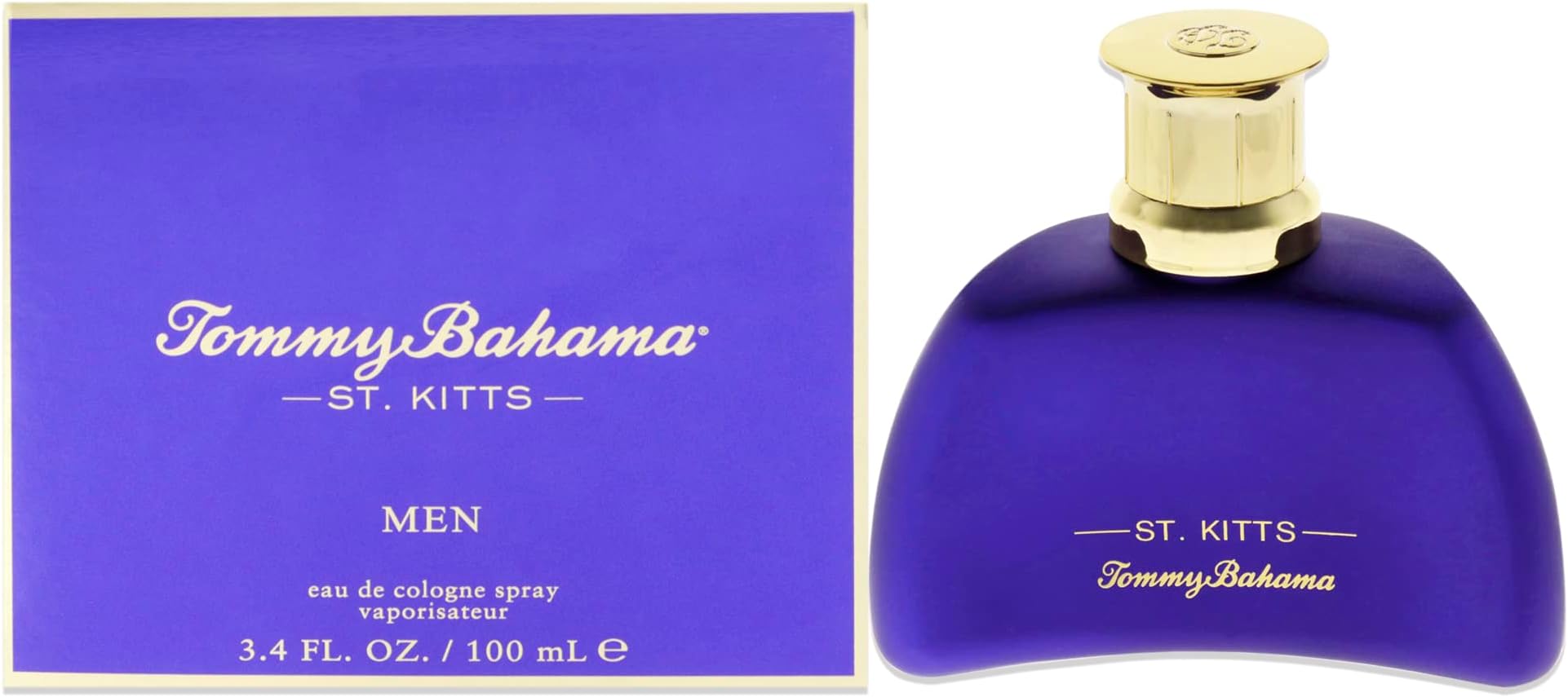 St. Kitts Eau de Cologne for Men, 3.4 Fl. Oz.