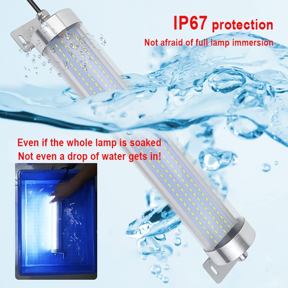 Luz De Herramienta A Prueba De Explosiones De Máquina CNC, Luz De Trabajo LED De 24 V/110-220 V. Lámpara De Tubo De Máquina Impermeable IP66, Para Iluminación De Garajes(Size:24W,Color:110v-220v)