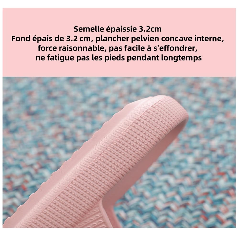 Sandale So Comfy - Modèle Zoori Chaussons de douche d'été pour hommes et femmes, sandales confortables pour la maison, antidérapantes pour la salle de bain, piscine et plage