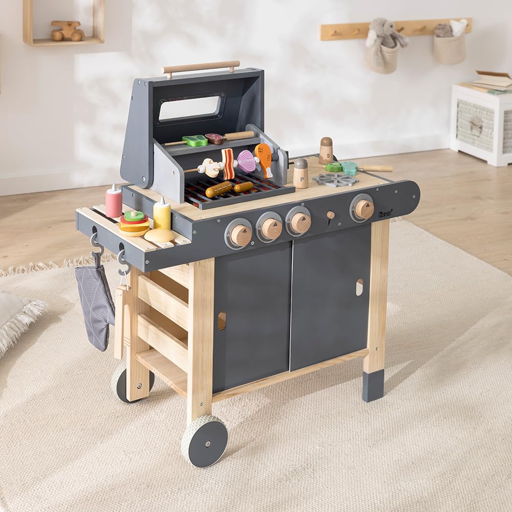 howa Maxi - Barbecue da gioco per bambini, con 25 accessori, 4825 pezzi