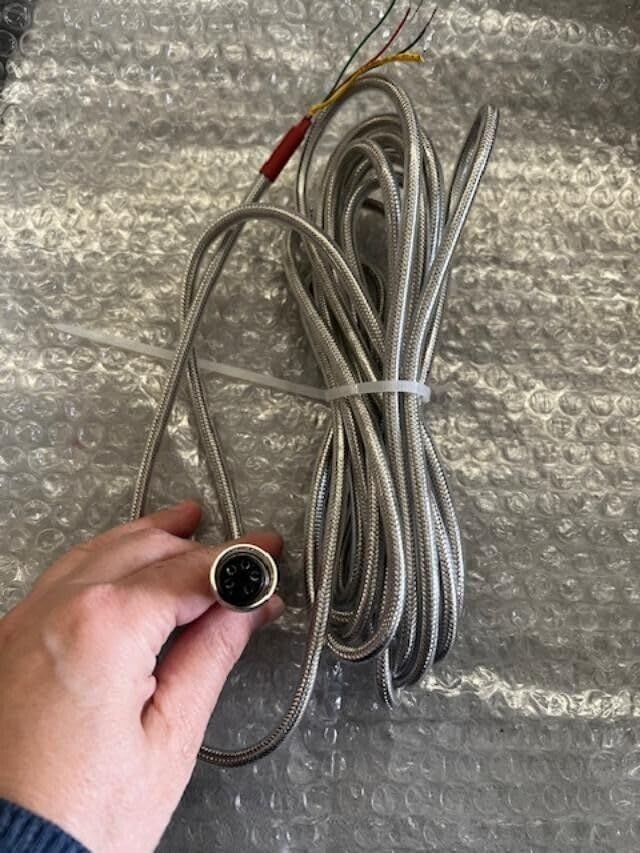 15' Cable Stainless Steel 5-pin female connector cable for Optima Scale OP-900 indicator