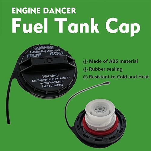 Miniatura 3 de Tapa de depósito de gasolina 42031AG00A compatible con Subaru 2005-2012 B9 Tribeca Legacy Outback Tribeca