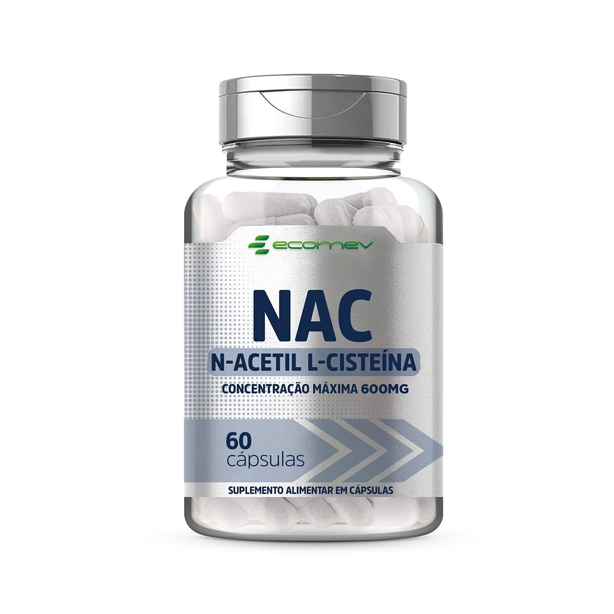 COLONISTA × NAC CONPE10 NAC N- Acetil L- Cisteína 600mg 60 Cápsulas - Ecomev | Amazon.com.br