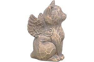 Serene Cat Angel Statue: A Tribute to Cherished Feline Companions