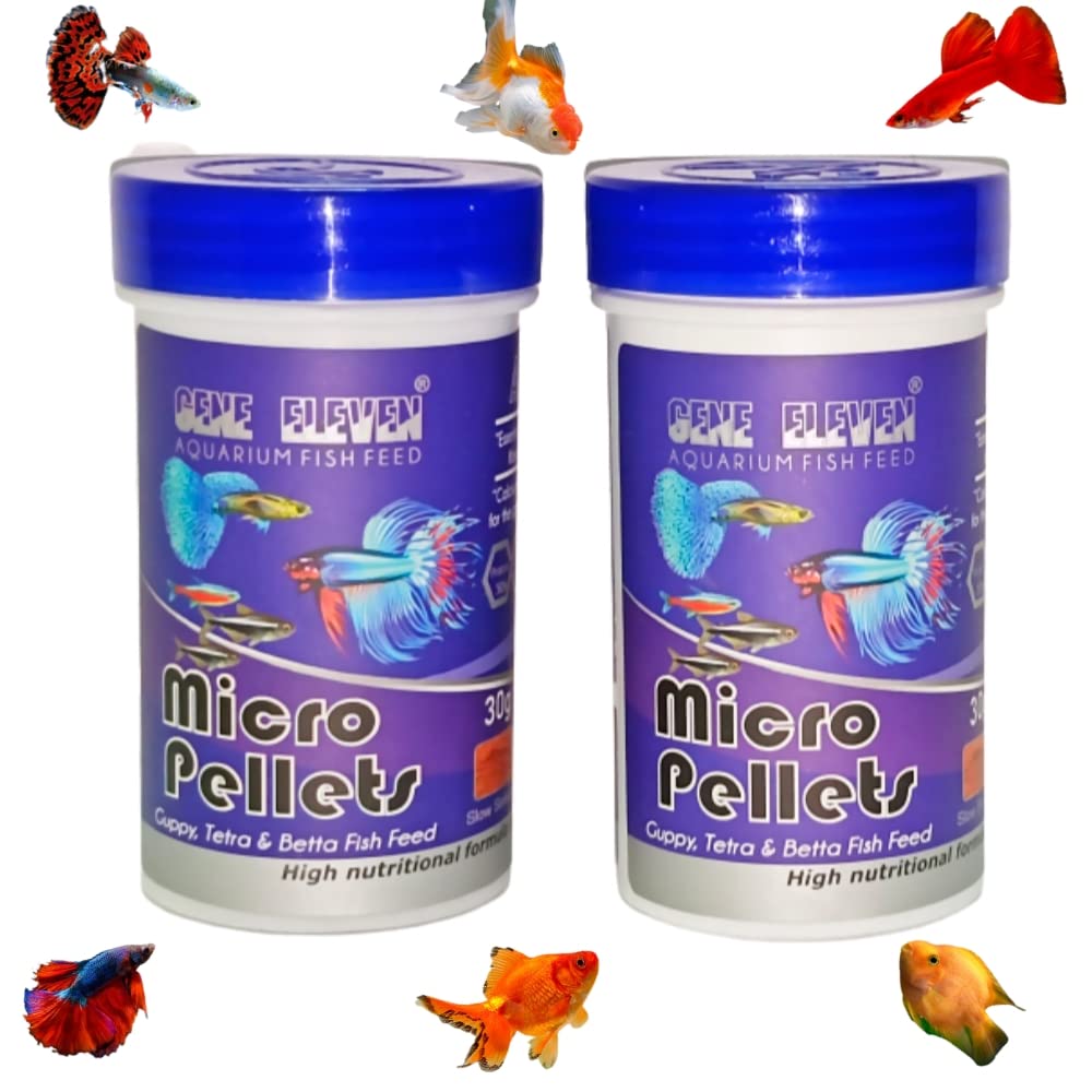 Jeffrey Gene Eleven Micro Pellets Food for All Types of Fish,30 gram (Pack of 2) (B09ZTJ3Q5R) Amazon Price History, Amazon Price Tracker