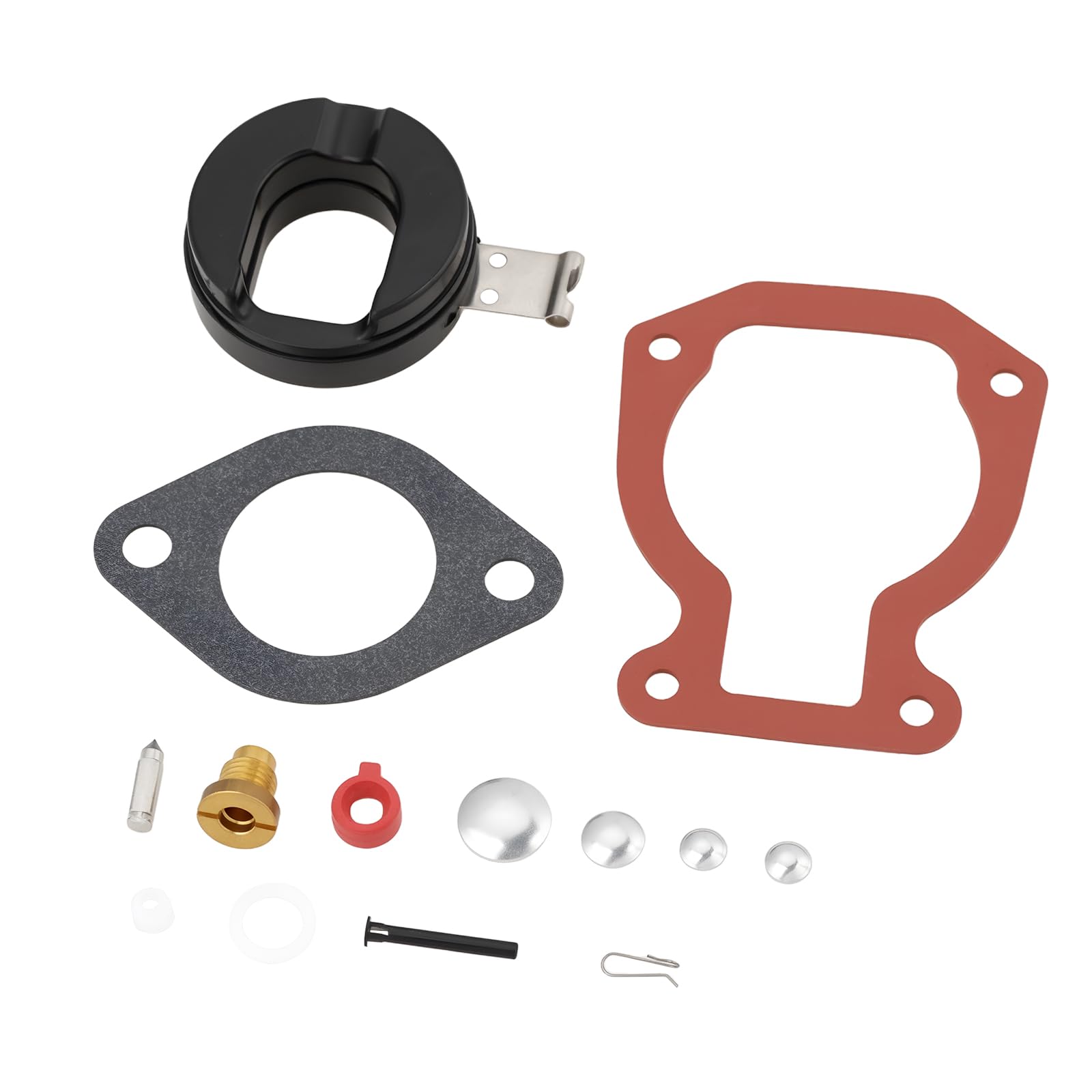 VGOL Outboard Carburetor Carb Kit with Float 398453 Compatible with Johnson Compatible with Evinrude 9.9 HP 15 HP 1974-1988