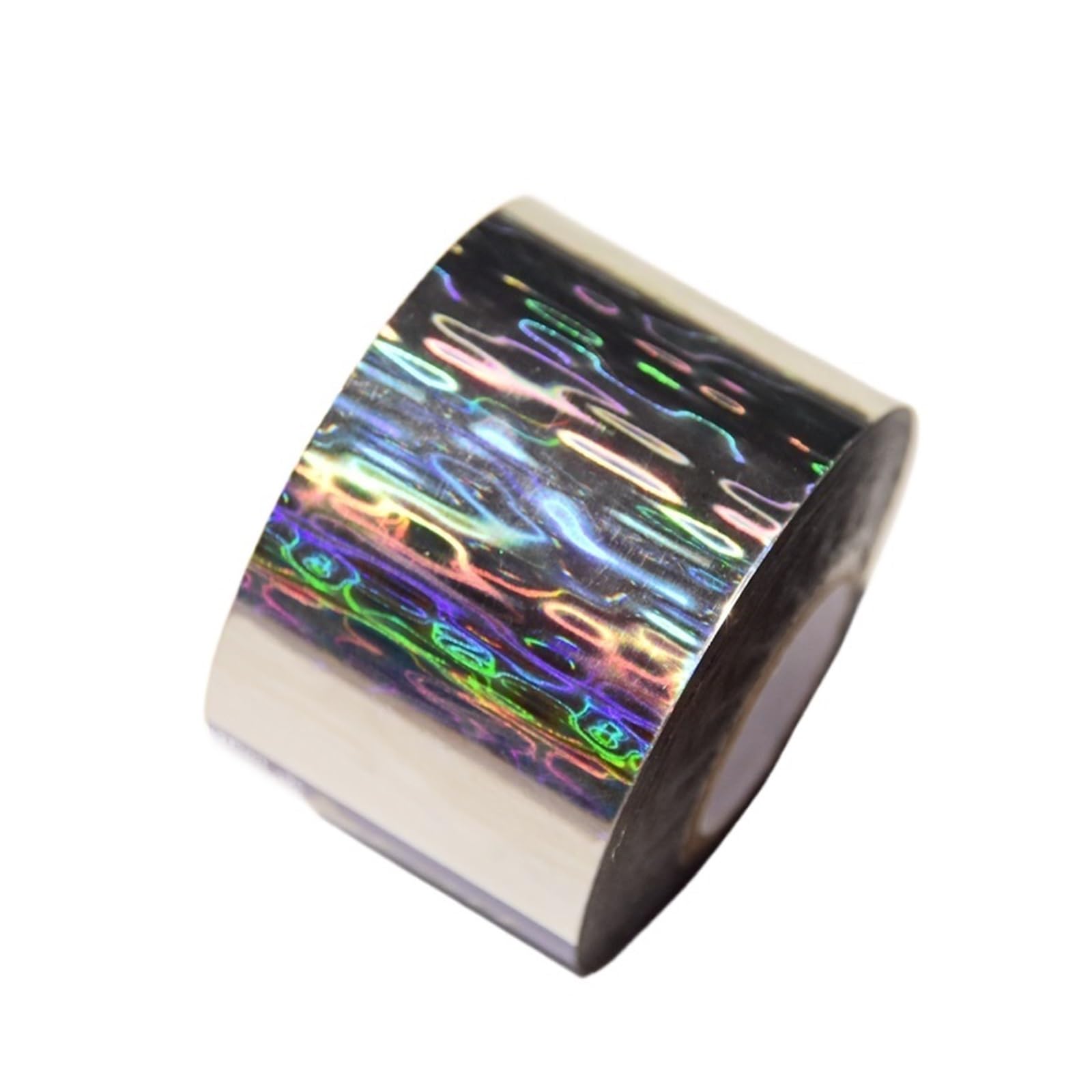 120m Water Ripple Foils Olografico Nail Art Transfer Foil Adesivo Argento Hot Stamping Foil for Esca Da Pesca Fai Da Te Strumento for Unghie Motivi Decorativi