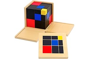Montessori Trinomial Cube: Educational Math Tool for Toddlers