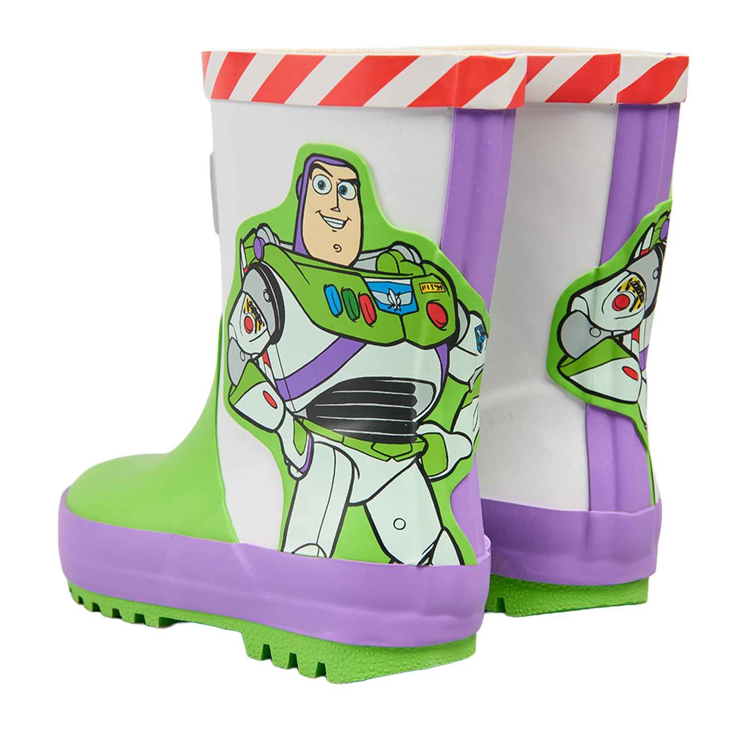 Disney Toy Story Buzz Lightyear Botas de agua para niños | Botas de agua para niños | Tallas para niños pequeños y niños 6-12 | Botas de agua oficiales Pixar para niños