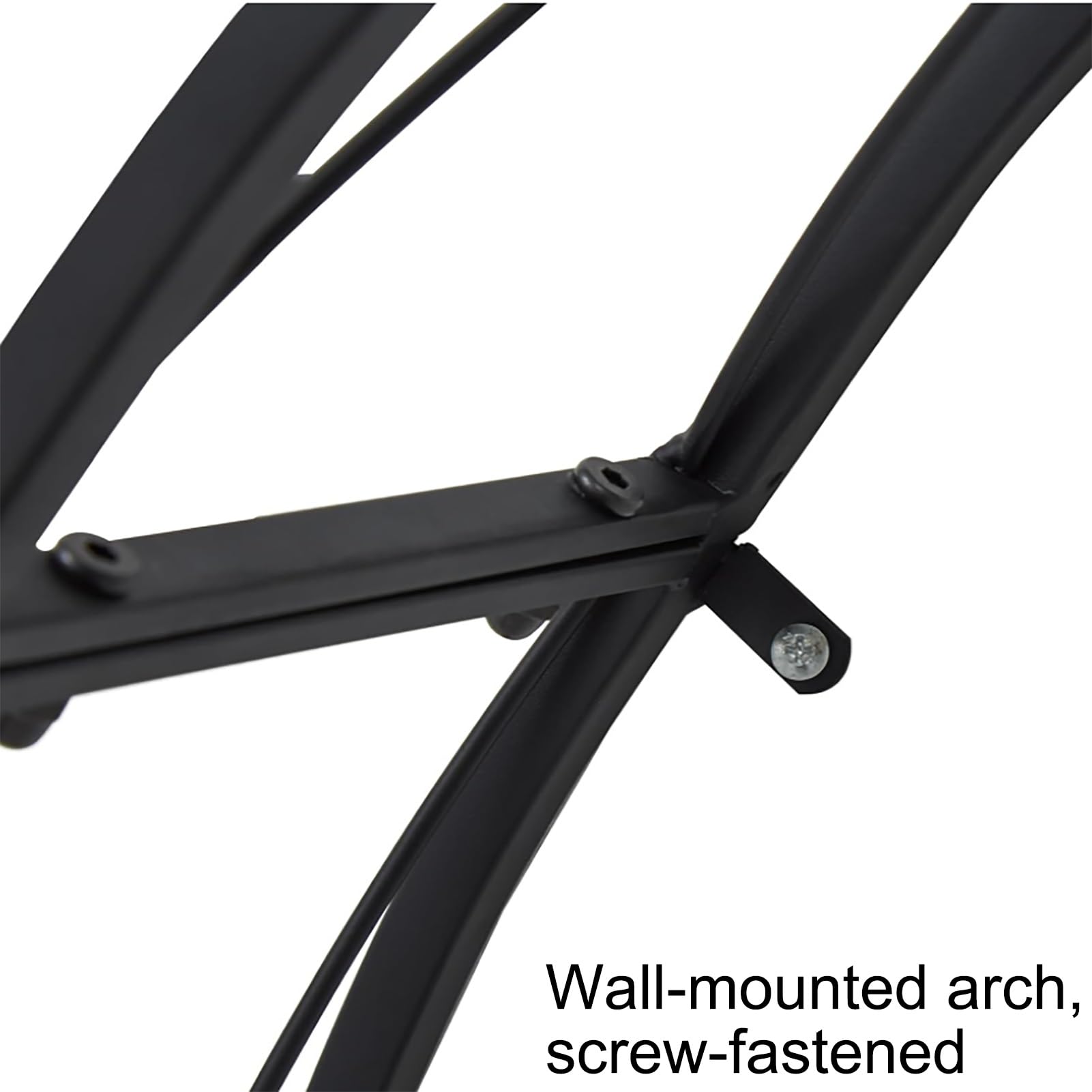 Arco da giardino in metallo, supporto rustico per rampicanti per rose, viti ed edera, decorazione da giardino per finestre, porte e balconi, ERQ668