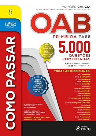 Como Passar na OAB - 1ª Fase - 5.000 Questões Comentadas -...