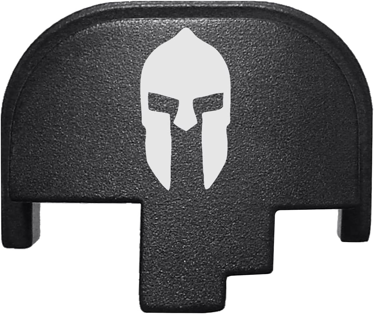 NDZ Performance Rear Slide Cover Plate for Smith & Wesson M&P M2.0 Full Size & Compact 9MM .40 S&W .357 Sig .45 ACP Laser Engraved Aluminum in Black - Choose Your Design