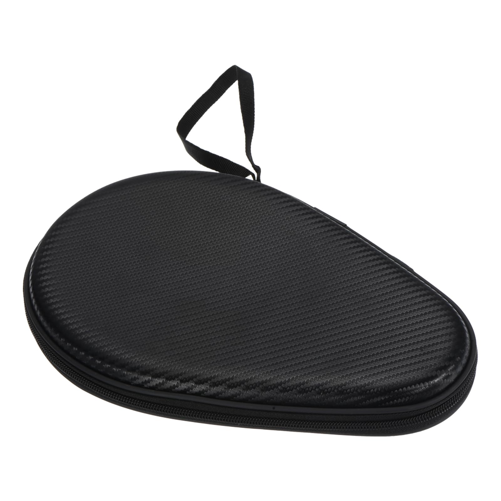 M METERXITY Table Tennis Racket Case - Ping Pong Paddle Cover, Gourd Shape, Apply to Table Tennis Rackets (280 x 180 x 50mm, Texture Black)